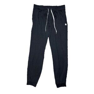 Vuori Medium Performance Jogger Pants Women’s Black Drawstring Cuffed VW303-L